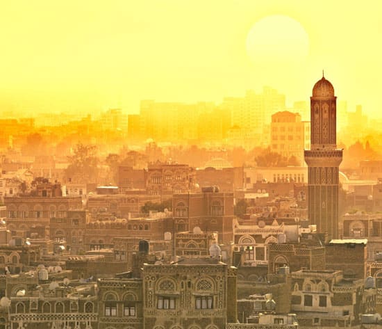 Rooftop View of the Old City of Sanaa